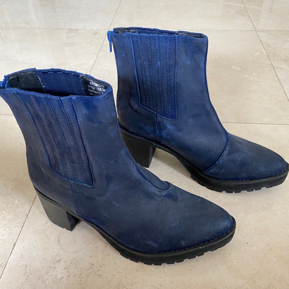 JEFFERY CAMPBELL Handmade Havana Last Blue Boots